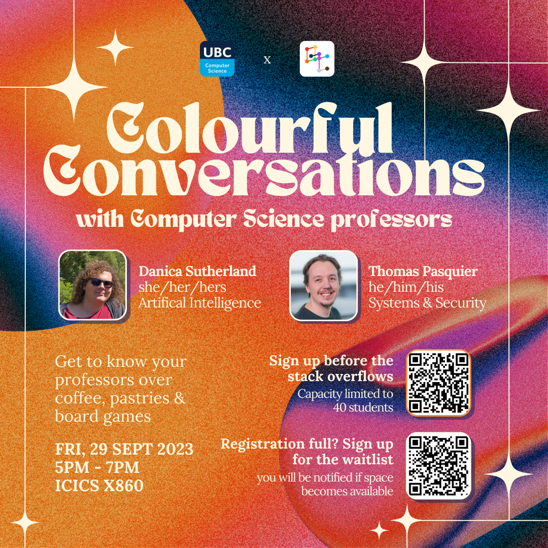 Colourful Conversations September